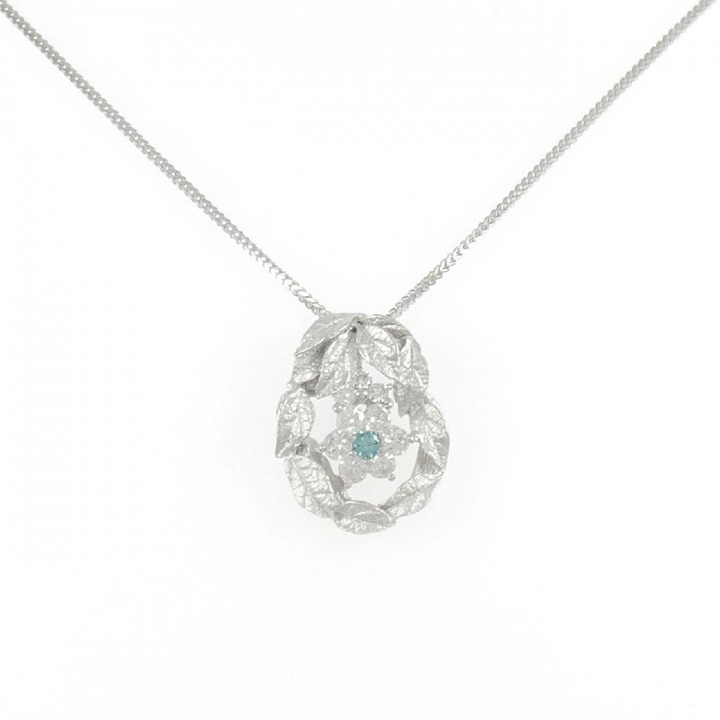 K18WG Hoa Kim Cương Dây Chuyền 0.57CT - Hàng hiệu Chính hãng 859969