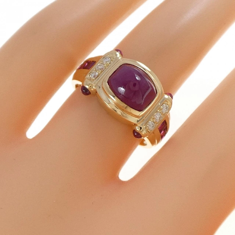 Nhẫn Ruby K18YG 3.44CT - Hàng hiệu Chính hãng 854156