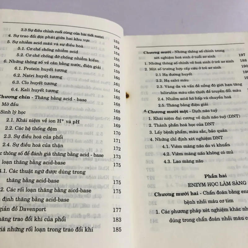 CHẨN ĐOÁN SINH HỌC MỘT SỐ BỆNH NỘI KHOA  780411