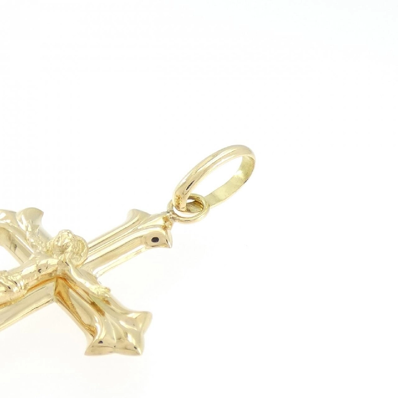 K18YG Mặt dây chuyền hình chữ thập - Hàng hiệu Chính hãng 864721