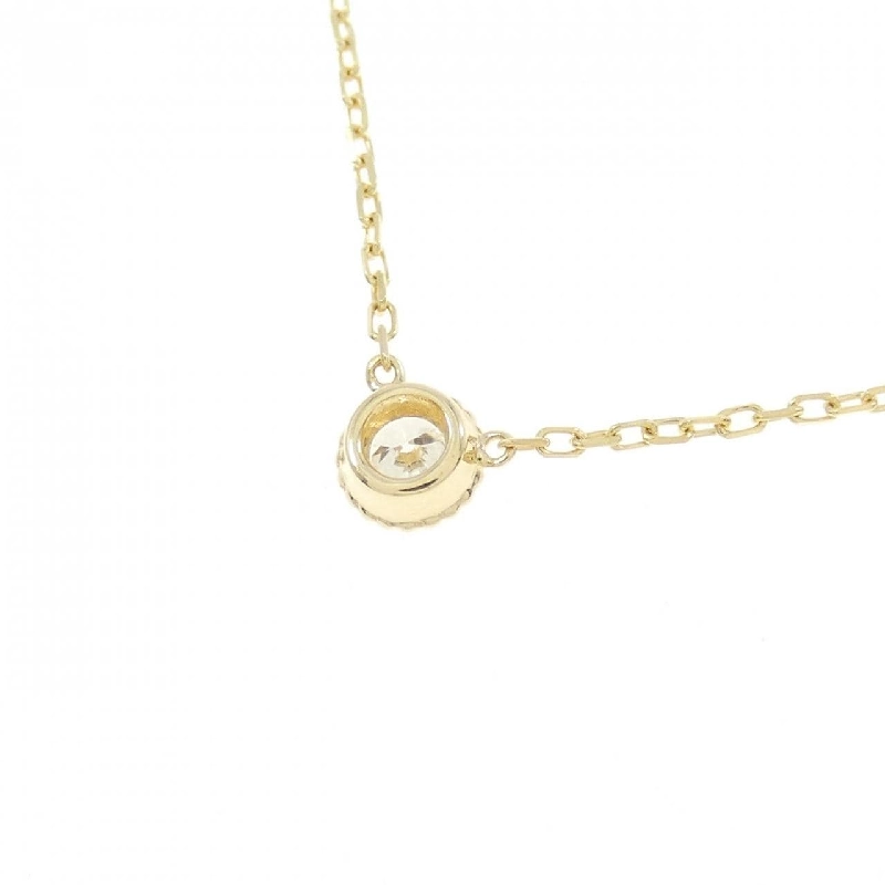 K18YG Solitaire Dây chuyền kim cương 0.10CT - Hàng hiệu Chính hãng 861766