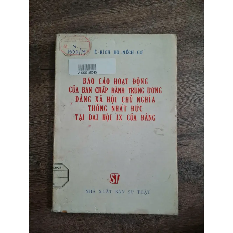 BÁO CÁO HOẠT ĐỘNG CỦA BAN CHẤP HÀNH TRUNG ƯƠNG ĐẢNG XÃ HỘI CHỦ NGHĨA 718821