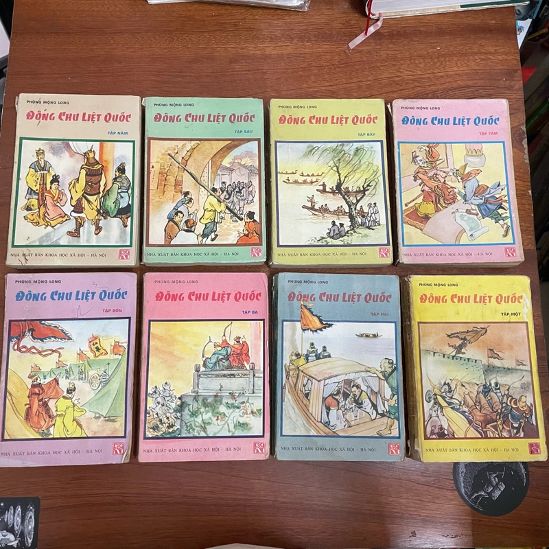 II Trọn Bộ 8 Cuốn: Đông Chu Liệt Quốc - Phùng Mộng Long - 1989 494332