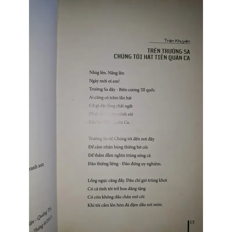 Khi được sống hòa bình hãy nhớ tới anh 598603