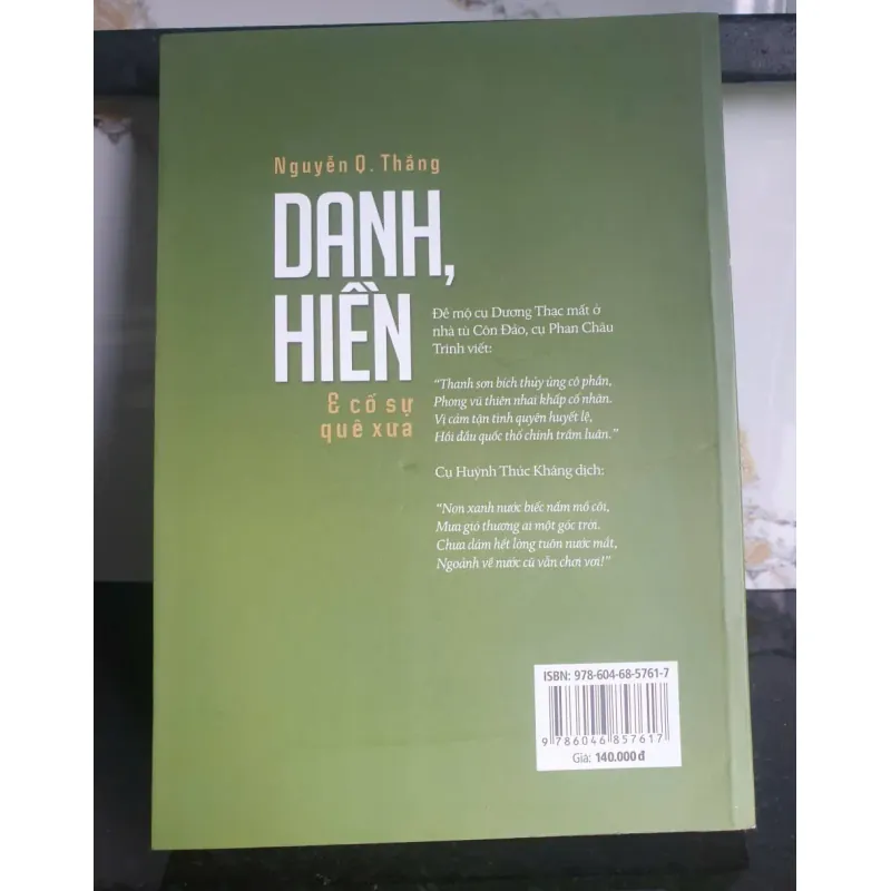 Sách Danh, Hiền & Cố Sự Quê Xưa Nguyễn Q. Thắng - Mới 674784