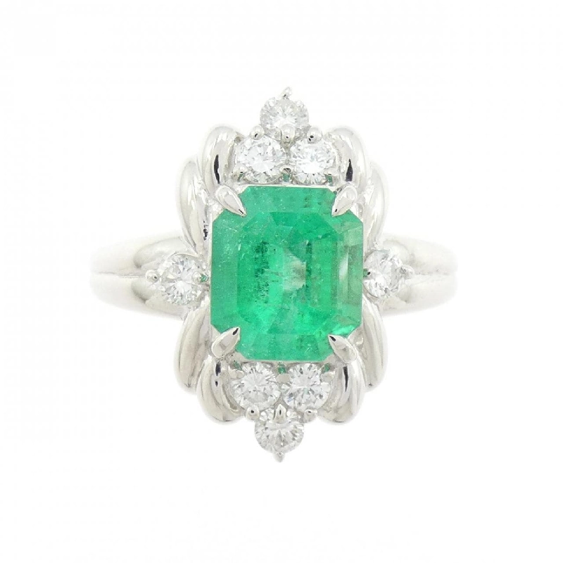 Nhẫn Emerald PT900 2.14CT 670028