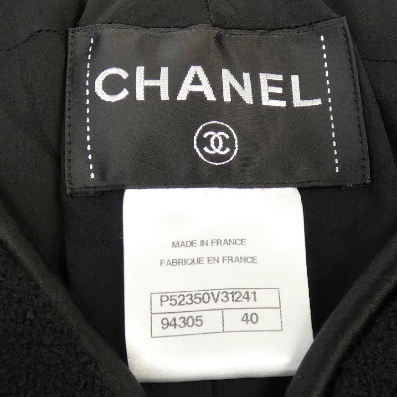 Áo khoác không cổ CHANEL P52350V31241 628430