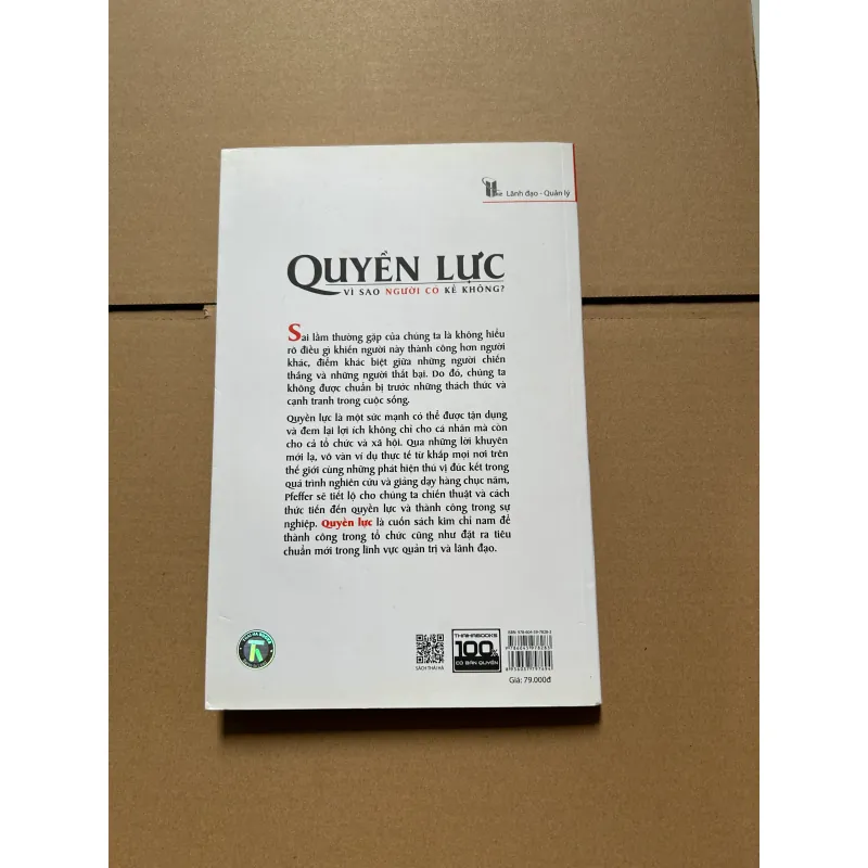 Qyền lực tại sao kẻ có người không? - Jeffrey Pfeffer 747133