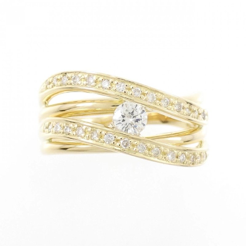 Nhẫn kim cương K18YG 0.30CT - Hàng hiệu chính hãng 855693