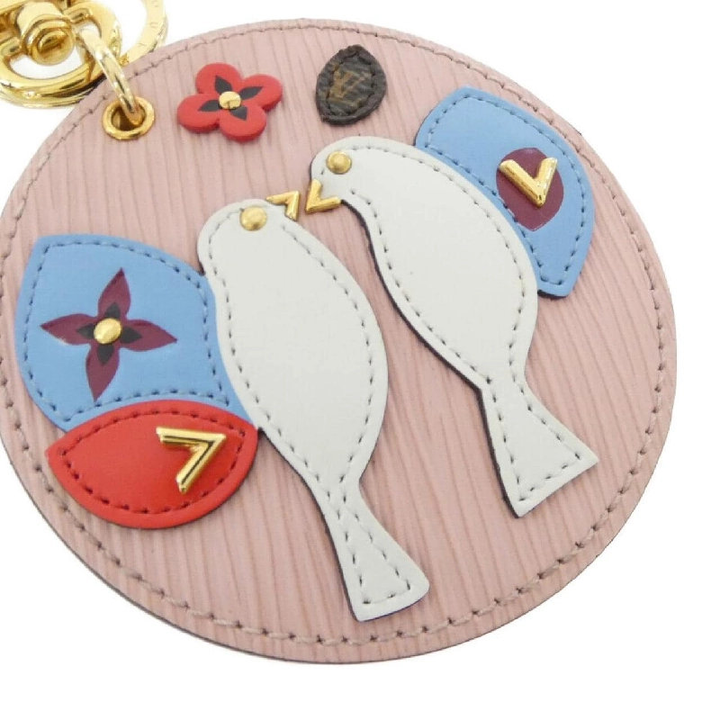 Louis Vuitton Epi + Monogram Porte Clé Ngày của Mẹ Hình Tròn M62569 Móc Khóa - Hàng hiệu Chính hãng 807109