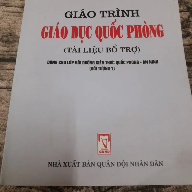 Giáo trình GIÁO DỤC QUỐC PHÒNG. BỘ QUỐC PHÒNG 750929