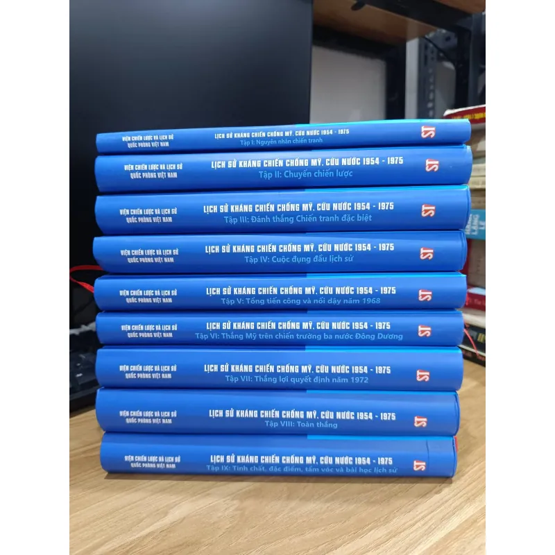 Lịch sử kháng chiến chống Mỹ - Bộ 9 tập bìa cứng xb 2025 762765