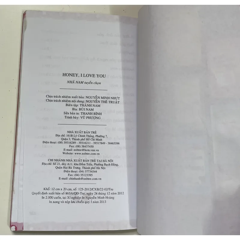 Honey, I love you – Nhã Nam tuyển chọn 658810