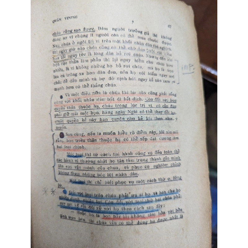 QUÂN VƯƠNG THUẬT LÃNH ĐẠO CHÍNH TRỊ - MACHIAVEL LE PRINCE 191569