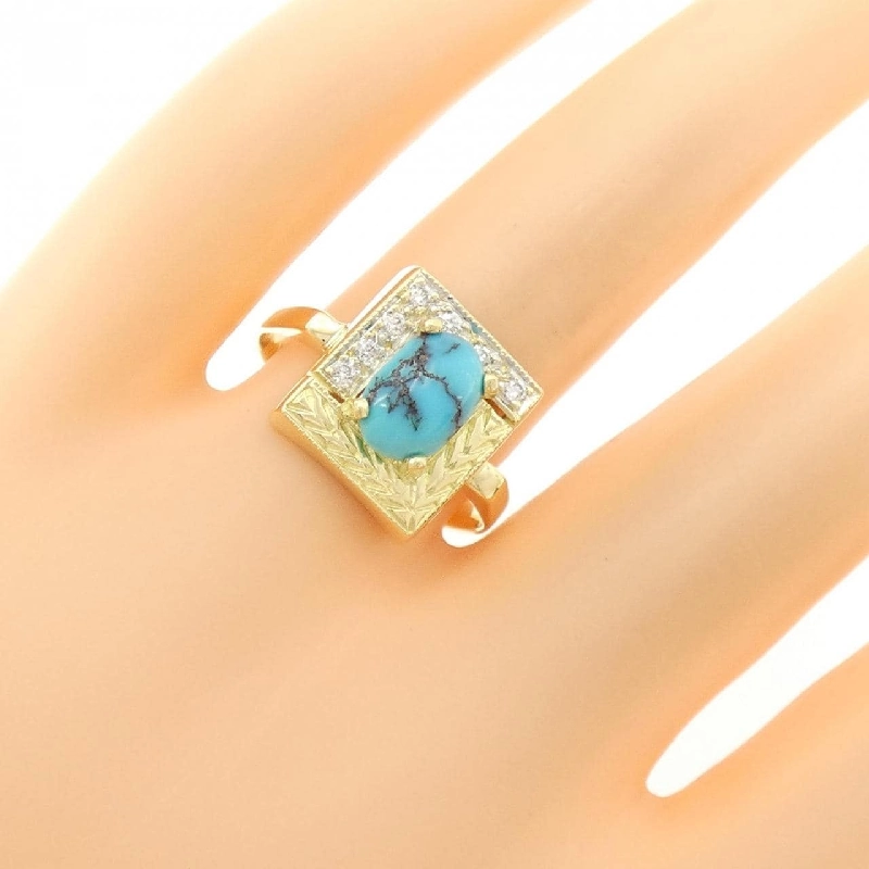 Nhẫn Turquoise 18KYG/18KWG 666126