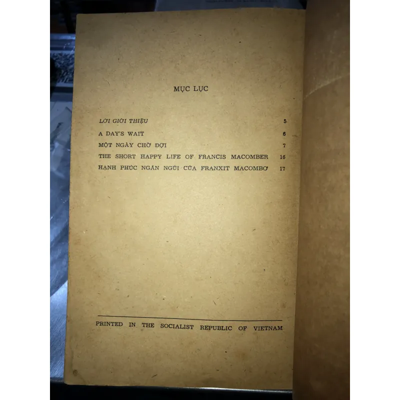 Hạnh phúc ngắn ngủi của Franxit Macombơ - Ernest Hemingway 786900