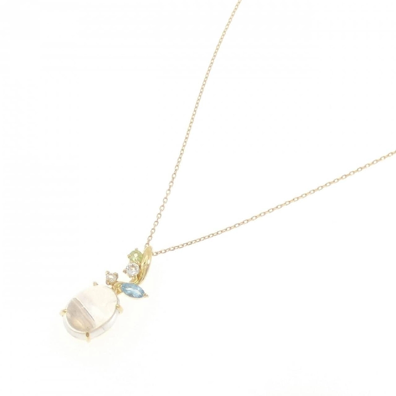 K18YG Đá màu Dây chuyền - Hàng hiệu Chính hãng 859465