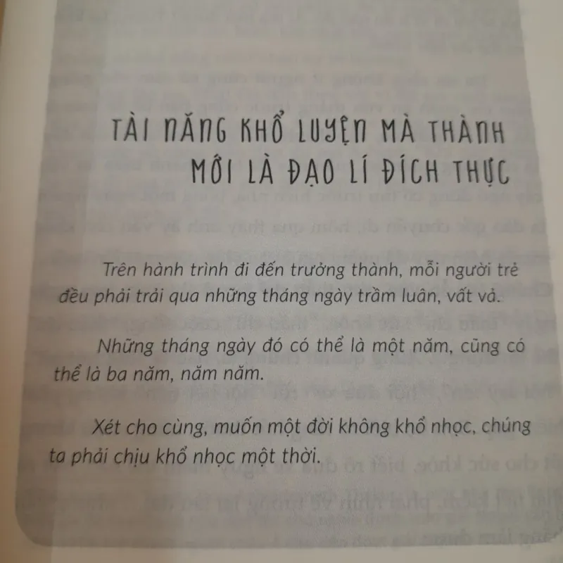 ĐỪNG lựa chọn AN NHÀN khi còn trẻ. Tg. Cảnh Thiên. Đặng Quân dịch 787381