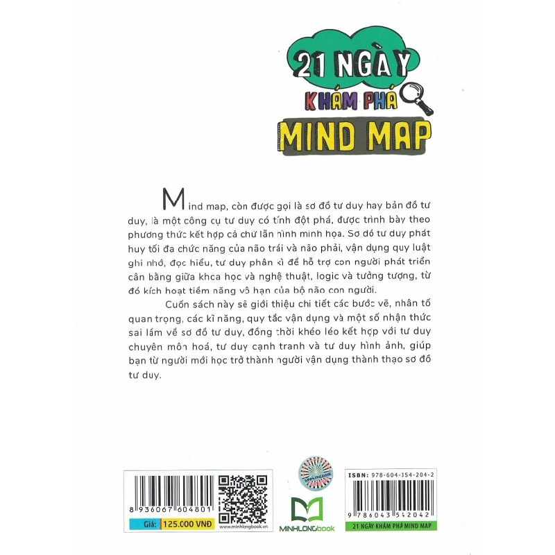 21 Ngày Khám Phá Mind Map - Một Trải Nghiệm Tư Duy Hoàn Toàn Mới - Doãn Lệ Phương 286420