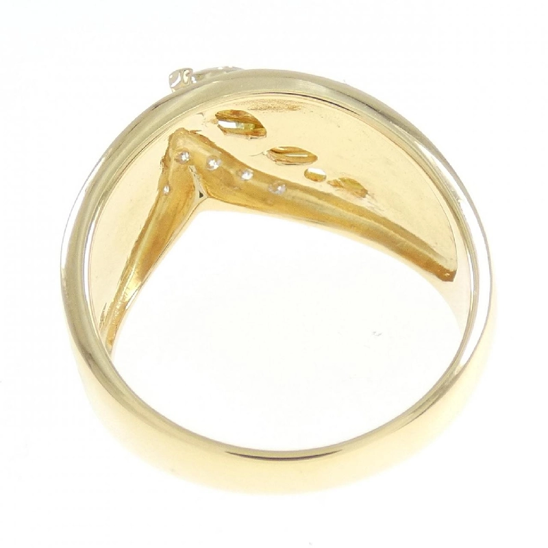 Nhẫn kim cương K18YG 0.26CT 672726