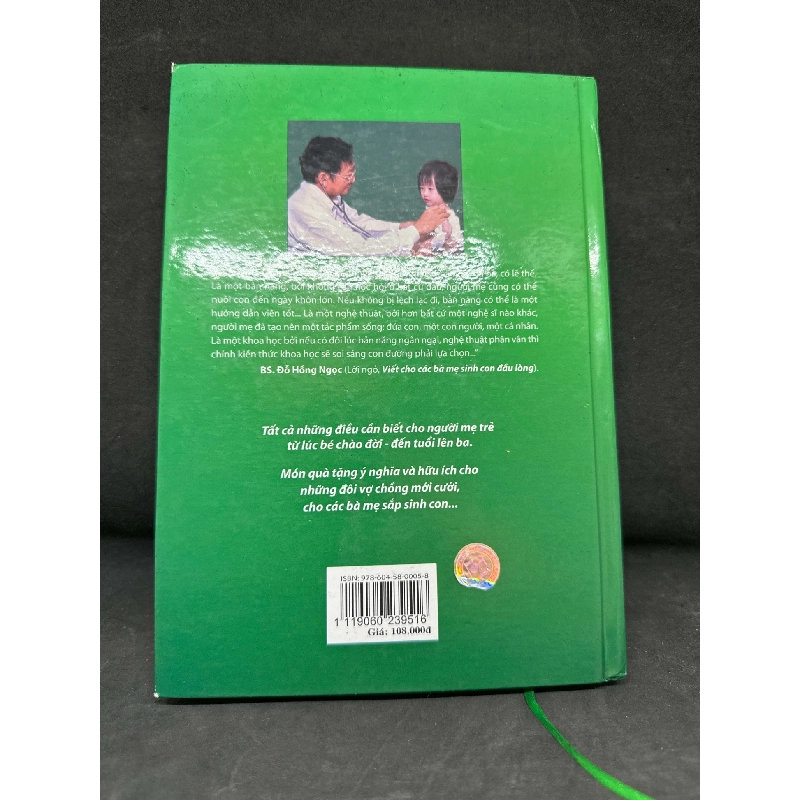 [Phiên Chợ Sách Cũ] Viết Cho Các Bà Mẹ Sinh Con Đầu Lòng (Bìa cứng), 2014 - Bs. Đỗ Hồng Ngọc S2511 SBM - VĂN HỌC - SBM2911-103 712992