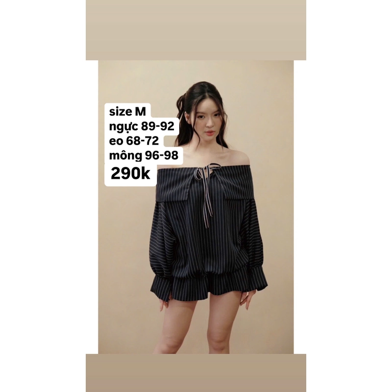 đầm trễ vai form bí maimei dress 447158