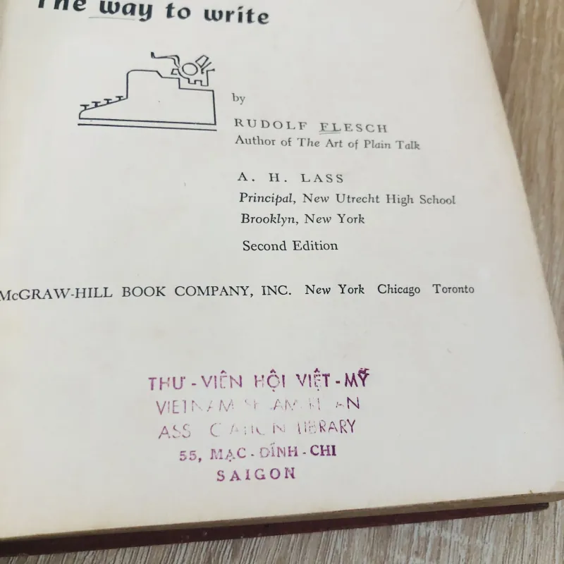 The way to write – sách tiếng Anh cổ, bìa cứng 1955 929087
