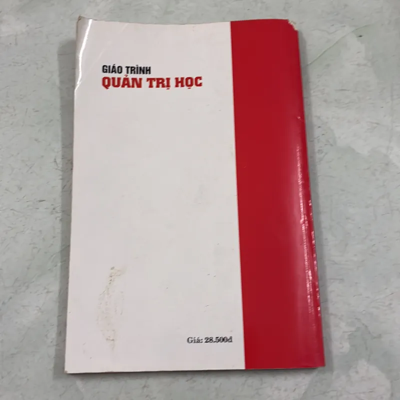 Giáo trình quản trị học 1010752