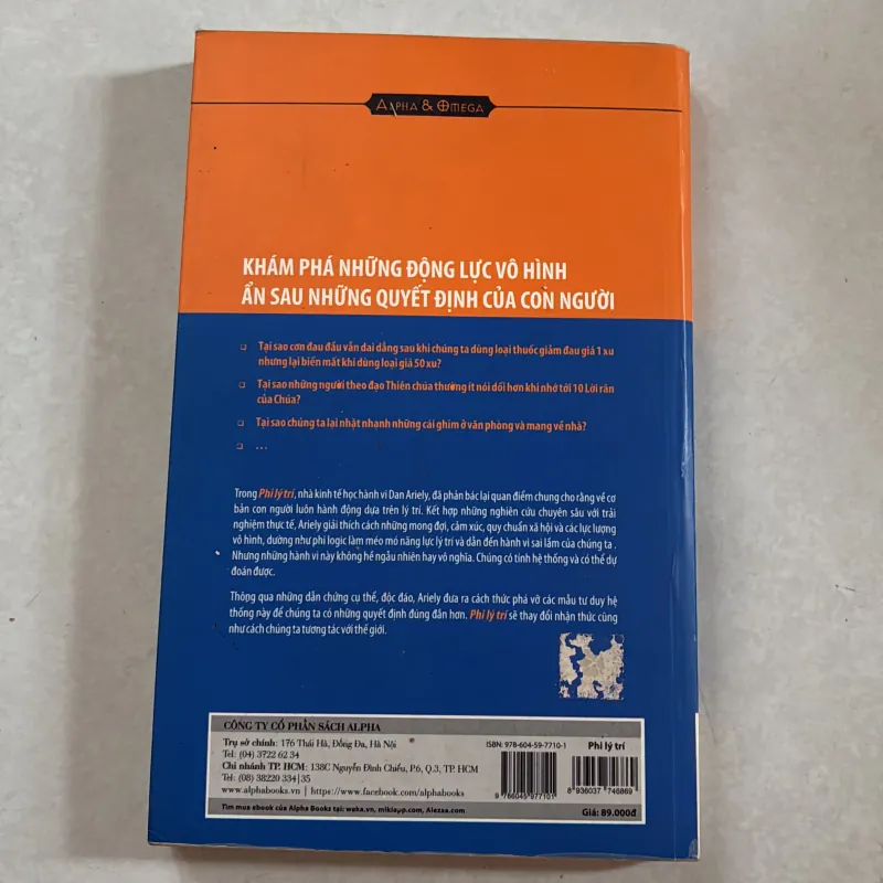 Phi lý trí - Dan Ariely 801106