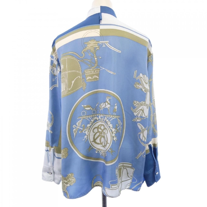 HERMES EX-LIBRIS 3E0607D7 Áo sơ mi - Hàng hiệu Chính hãng 810517