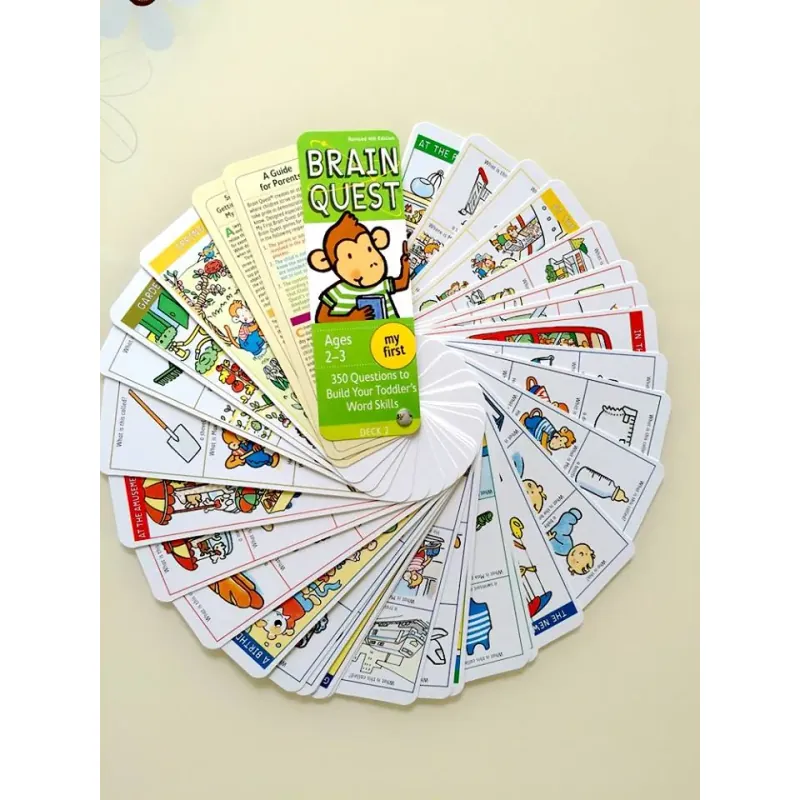 Brain quest 2-6 tuổi (Sách nhập) - 4 hộp thẻ 759578