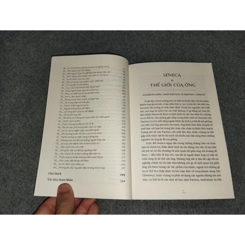 SENECA NHỮNG BỨC THƯ ĐẠO ĐỨC (TRIẾT HỌC THỰC HÀNH: CHỦ NGHĨA KHẮC KỶ TRONG ĐỜI SỐNG TẬP 1) 698972