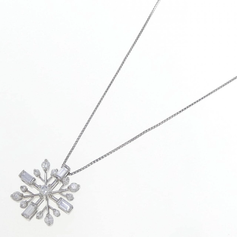 Dây chuyền kim cương Snowflake PT900/PT850 1.012CT - Hàng hiệu Chính hãng 861492