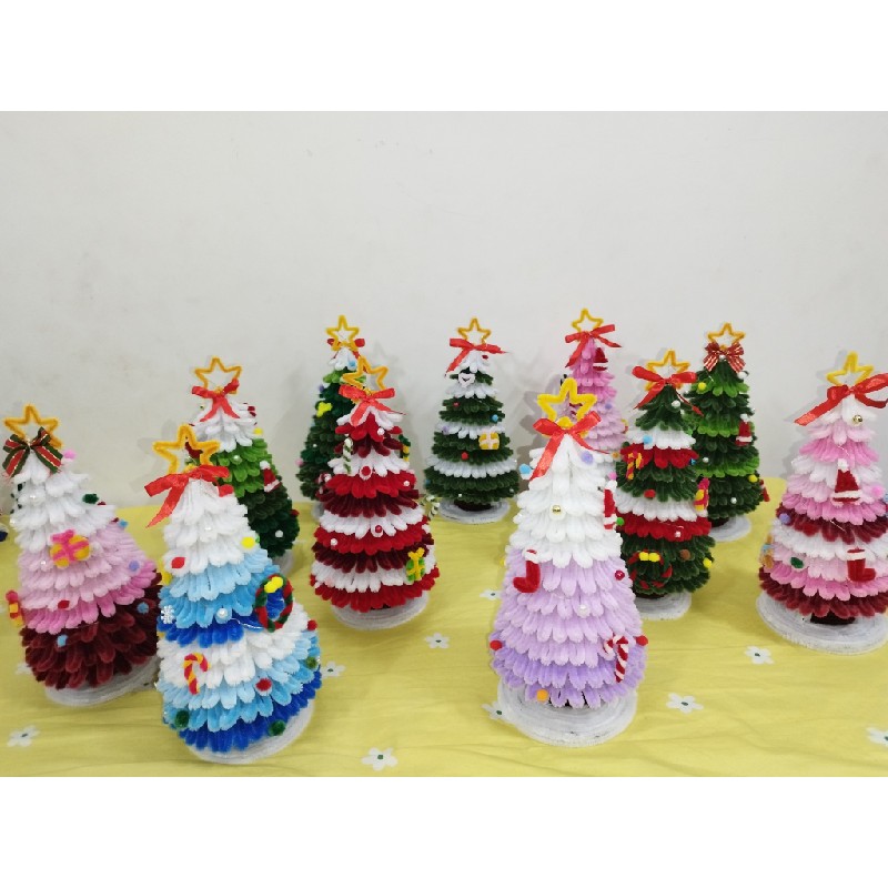 Thông noel bằng kẽm nhung 25220