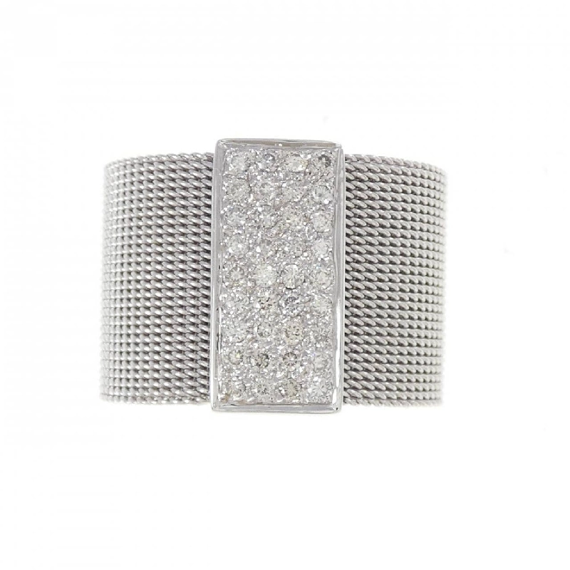 Nhẫn kim cương K18WG 0.37CT - Hàng hiệu Authentic 853206