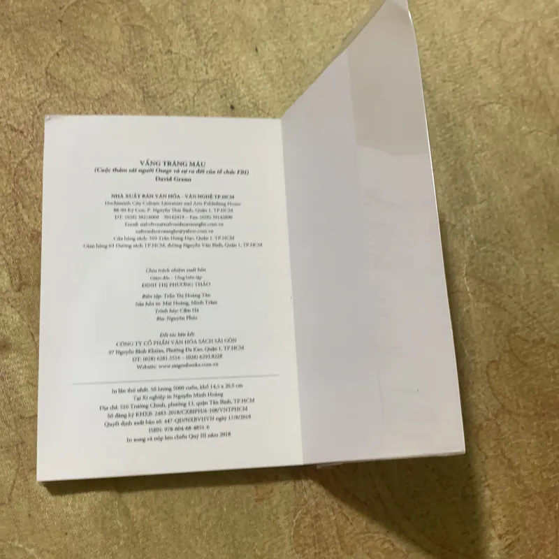 VẦNG TRĂNG MÁU - DAVID GRANN 753013