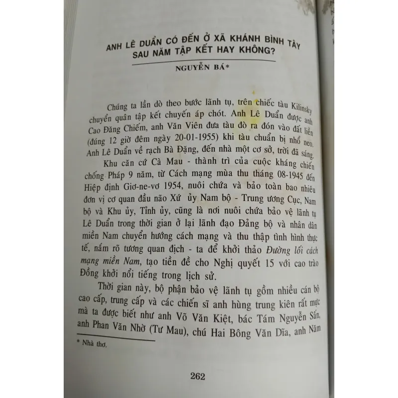 SÁCH LÊ DUẨN HOẠT ĐỘNG TẠI CÀ MAU 968688
