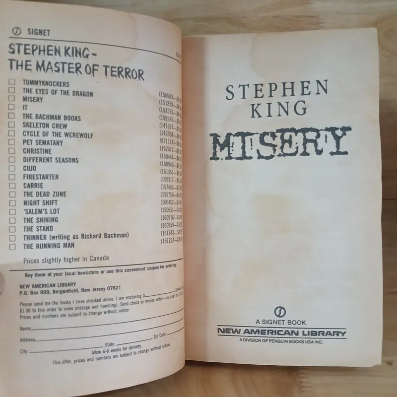 Misery -  Stephen King 708583
