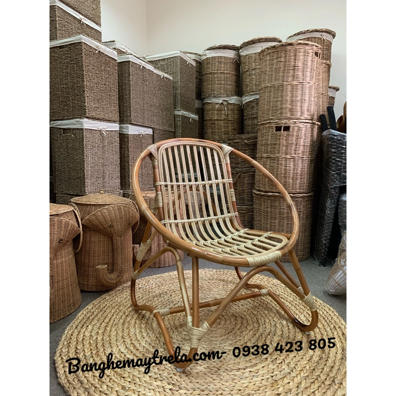 Ghế sò mây cafe chân quỳ 479004