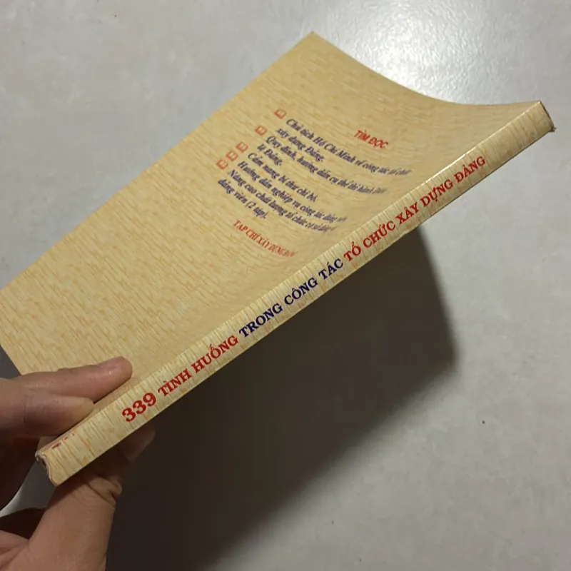 339 Tình huống trong công tác tổ chức xây dựng Đảng 727045