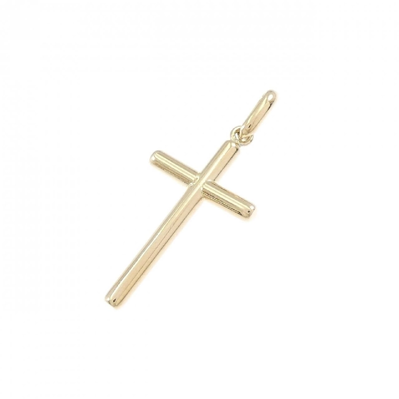 K18YG Mặt dây chuyền hình chữ thập - Hàng hiệu Chính hãng 862051