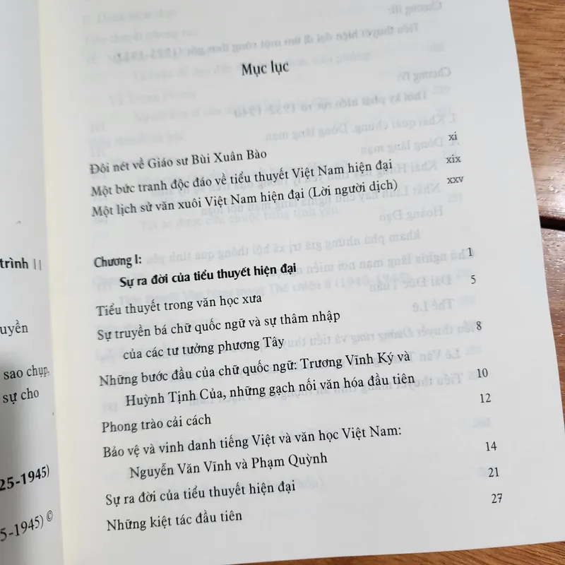 Tiểu thuyết Việt Nam hiện đại 1925-1945 khai sinh và tiến trình | Bùi Xuân Bào  573381