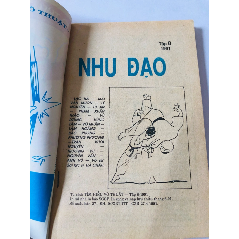 SỔ TAY VÕ THUẬT NHU ĐẠO  - 80 trang, nxb: 1991 357931