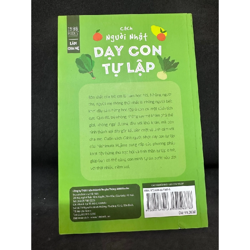 Cách Người Nhật Dạy Con Tự Lập - Phương Pháp Giúp Con Ham Học Và Tự Tin Đối Diện Với Thử Thách - Nishimura Hajime, Mới 80% (Rách Bìa Nhẹ), 2019 SBM0404 450518