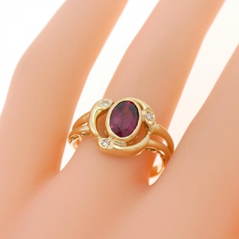 Nhẫn Garnet K18YG - Hàng hiệu Chính hãng 853357