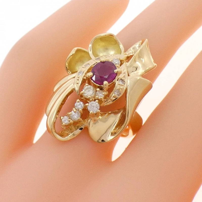 Nhẫn Ruby K18YG - Hàng hiệu Chính hãng 851193