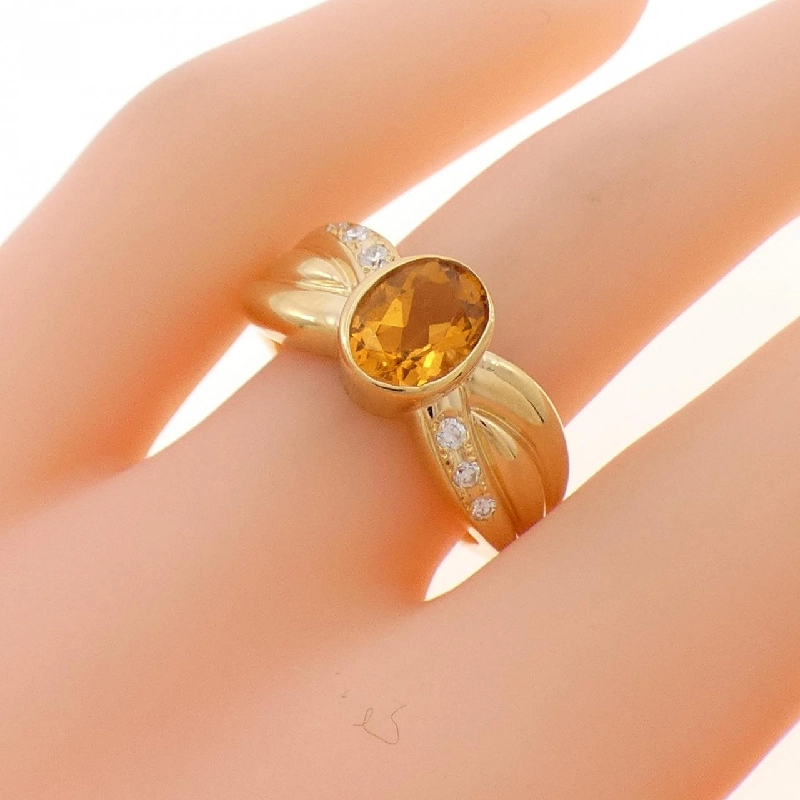 Nhẫn Citrine Tasaki - Hàng hiệu Chính hãng 836728