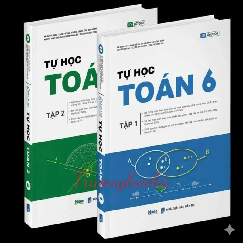 Sách - 2026 - Tự học toán lớp 6 tập 1 +2 - Chương trình mới 785877
