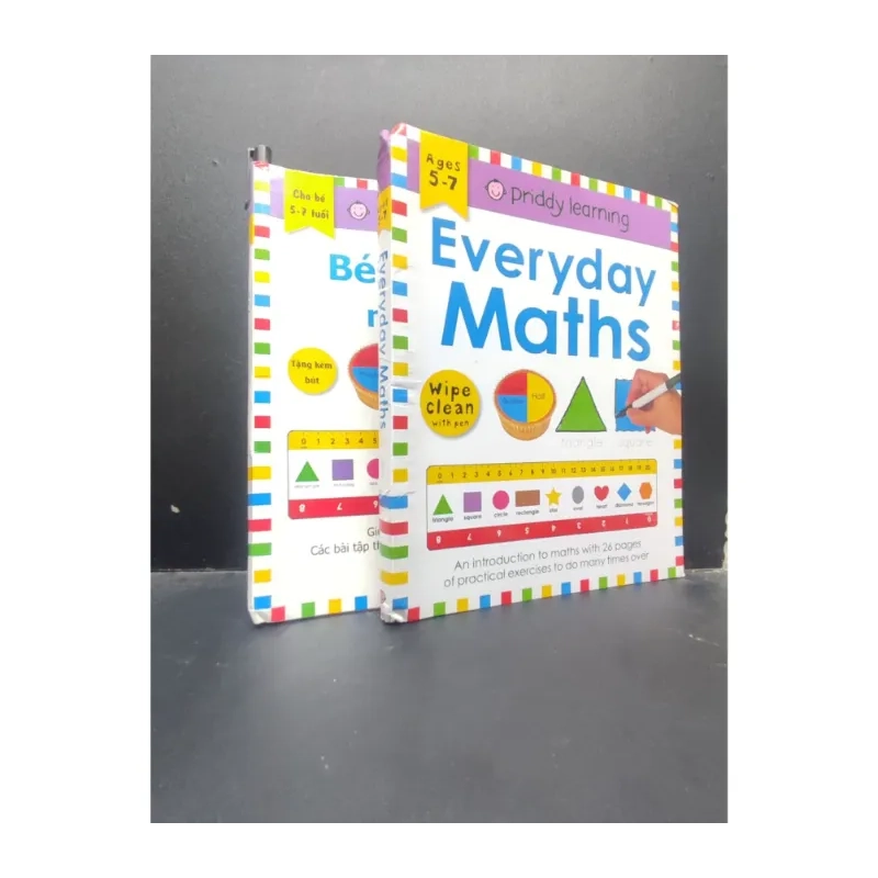 Bộ 2 Cuốn Bé Học Toán Mỗi Ngày (Tiếng Anh và Tiếng Việt) 979421