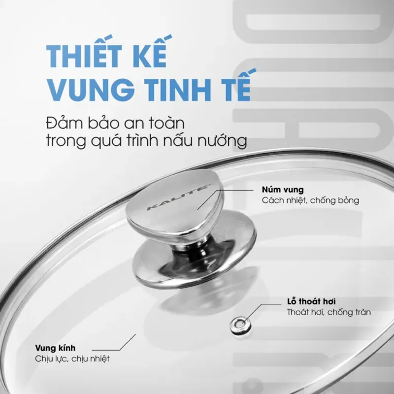 Bộ 2 chảo inox Kalite Dual Lux 695107